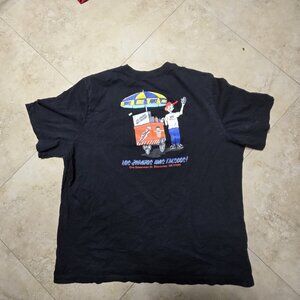 Nike Men's Shirt XL Black Sole Food Graphic Print